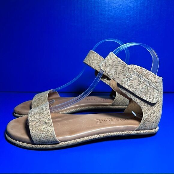 Gentle Soul by Kenneth Cole Womens Break Even Cork Flat Sandals 6 - Picture 3 of 9